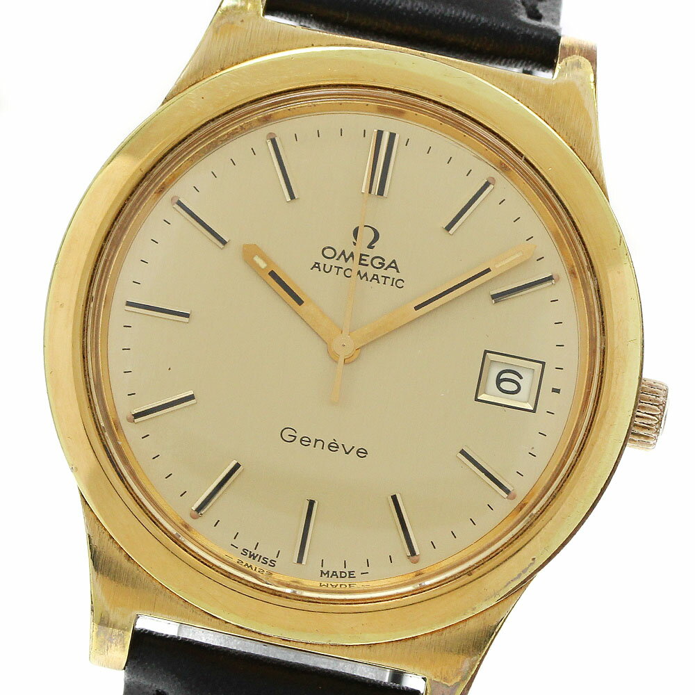 楽天市場】オメガ ジュネーブ（文字盤カラーゴールド）（メンズ腕時計