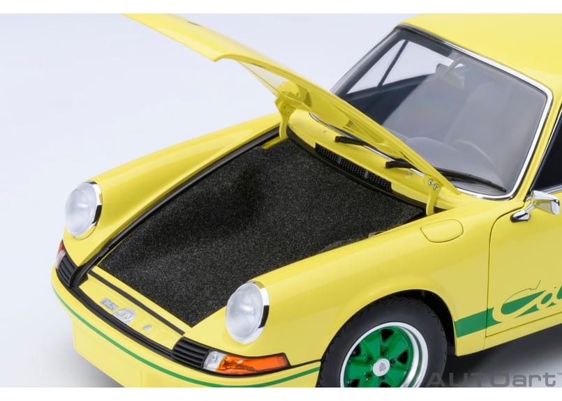 AUTOart 1/18 ポルシェ 911 カレラ 2.7 RS （ライトイエロー／グリーン