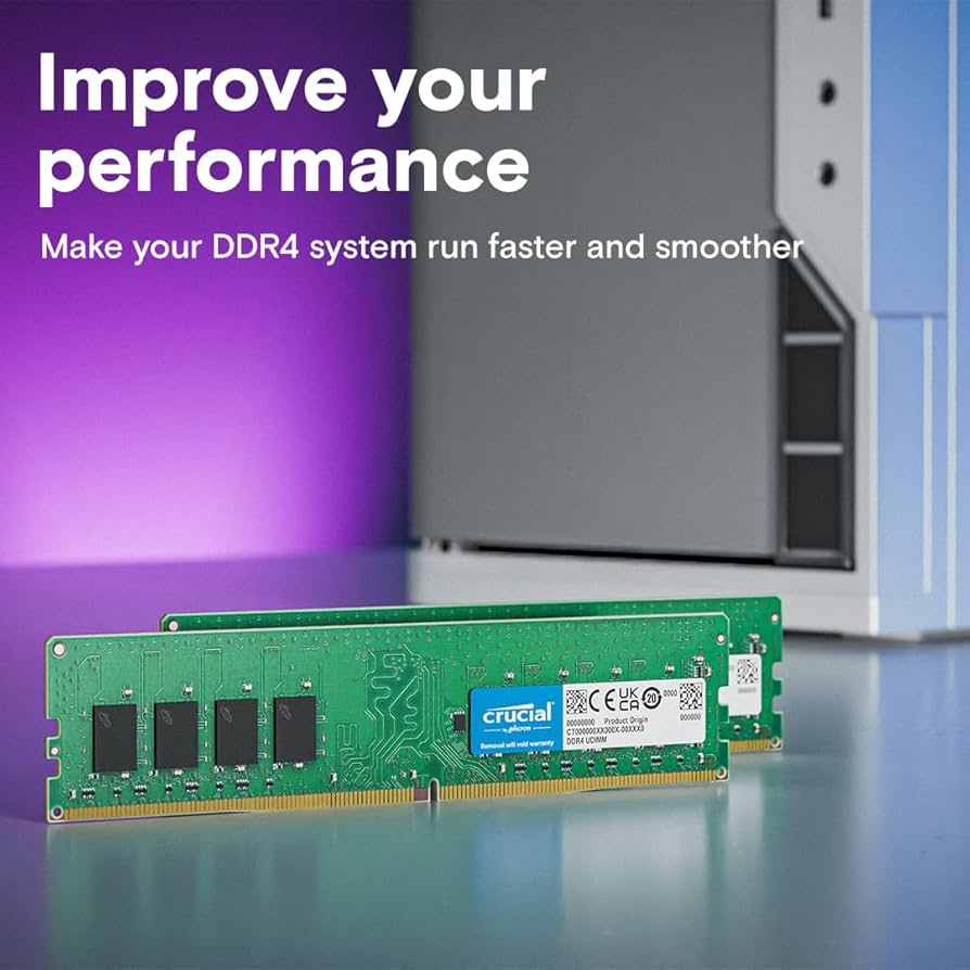 Crucial 8GB, 288-pin DIMM, DDR4 PC4-19200, at Amazon.com