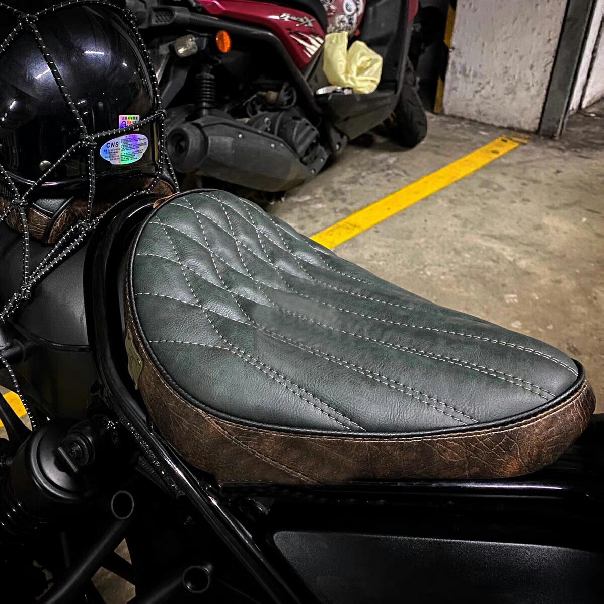 楽天市場】ホンダ レブル 250 500 シート ソロシート 前後セット