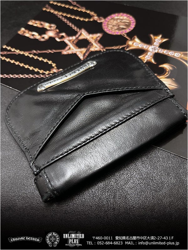 初入荷！クロムハーツ財布/スナップ バック コイン パース ブラック