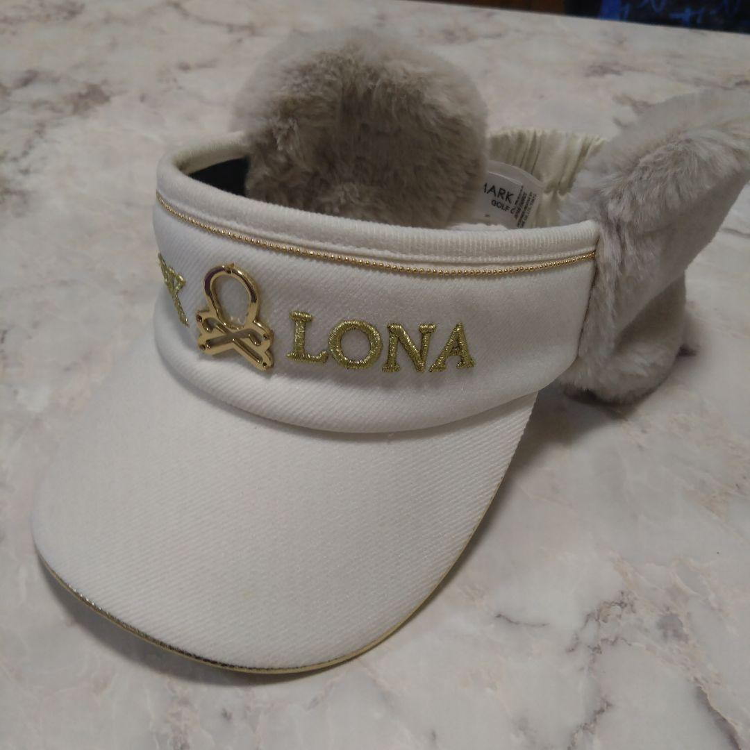 マーク＆ロナ ファー付きホワイトキャップ マーク＆ロナ ファー付きホワイトキャップ