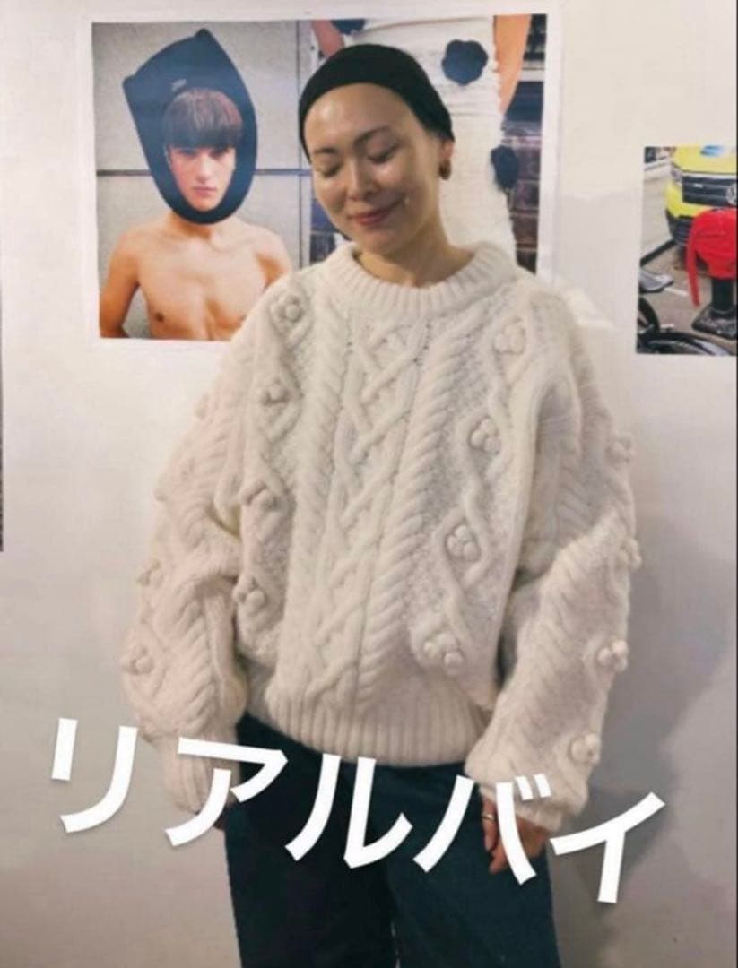 NKNIT bubble cable hand KNIT - メルカリ