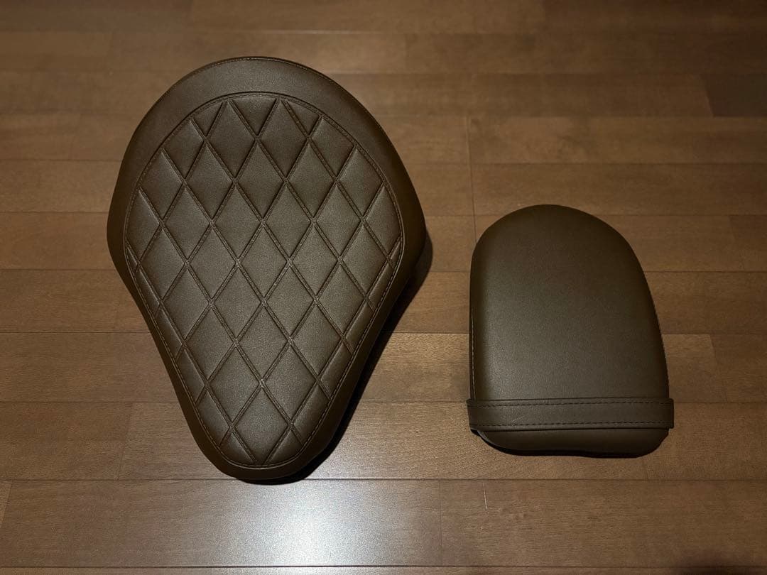 〈新品〉レブル250 Sエディション ブラウン シート ダイヤモンドキルティング リーチタイプシート ダイヤ柄 ブラウン レブル250/S/500 17Y- - キジマ