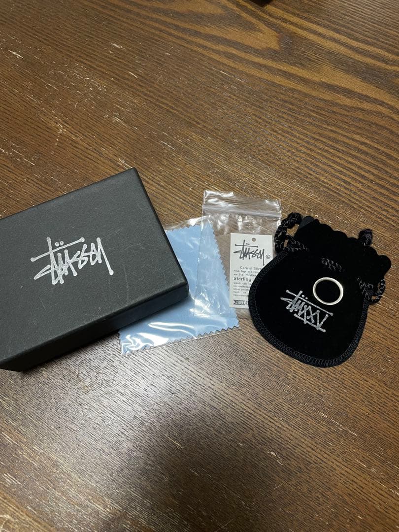 山*﨑様 STUSSY STAY YOUNG メッセージ シルバーリング　9号 Stussy 'stay Young' Sterling Silver Ring - Etsy UK