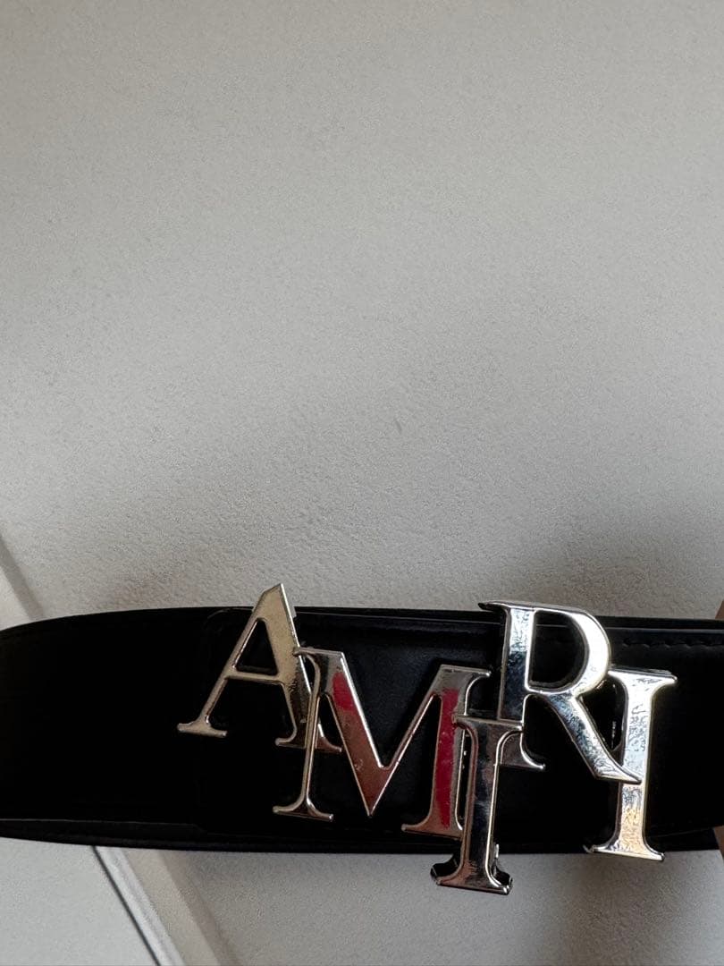 AMIRI 黒 ベルト 46/115 AMIRI 黒 ベルト 46/115 AMIRI ベルト 115 46