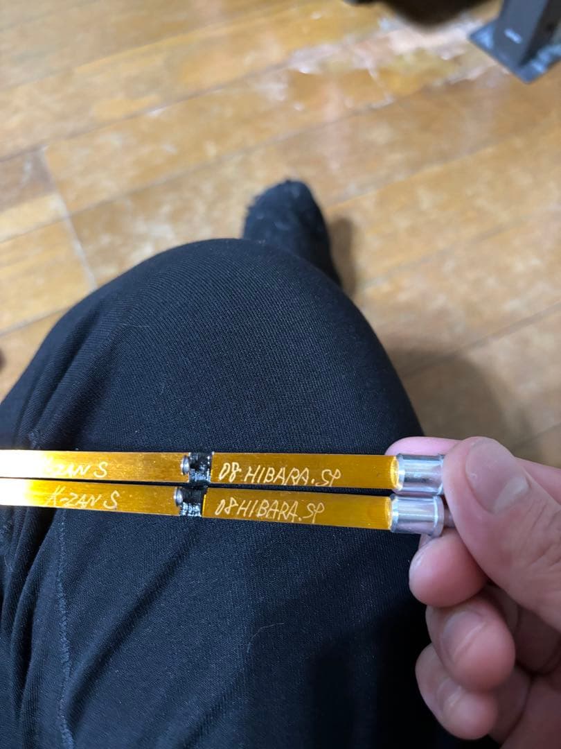 08-HIBARA SP & KZAN'S ワカサギ竿 K-ZAN S 08HIBARA．SPの合わせ | 若研釣行記