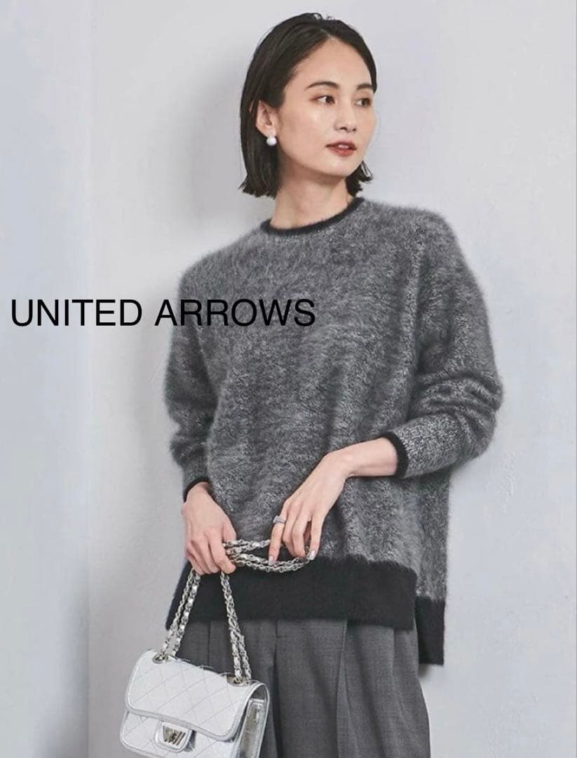 UNITED ARROWS フォックス カシミヤ クルーネックニット フォックスカシミヤ クルーネック ニット（ニット/セーター）｜UNITED